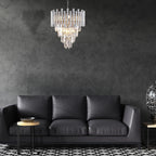Pendelleuchte / Kronleuchter MADISON Chrom (9x E14) - Milagro