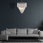 Pendelleuchte / Kronleuchter MADISON Chrom (9x E14) - Milagro