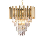 Pendelleuchte / Kronleuchter MADISON Gold (9x E14) - Milagro