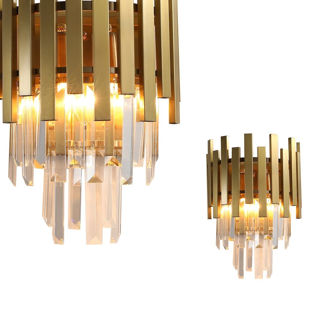 Wandleuchte ASPEN Gold (2x E14) - Milagro
