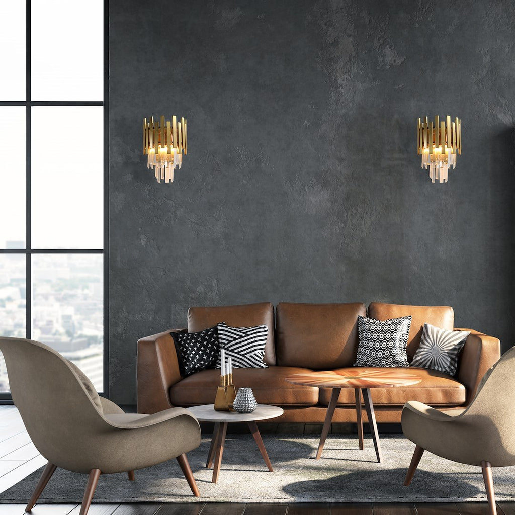 Wandleuchte ASPEN Gold (2x E14) - Milagro