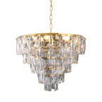 Pendelleuchte / Kronleuchter CHELSEA Gold (6x E14) - Milagro