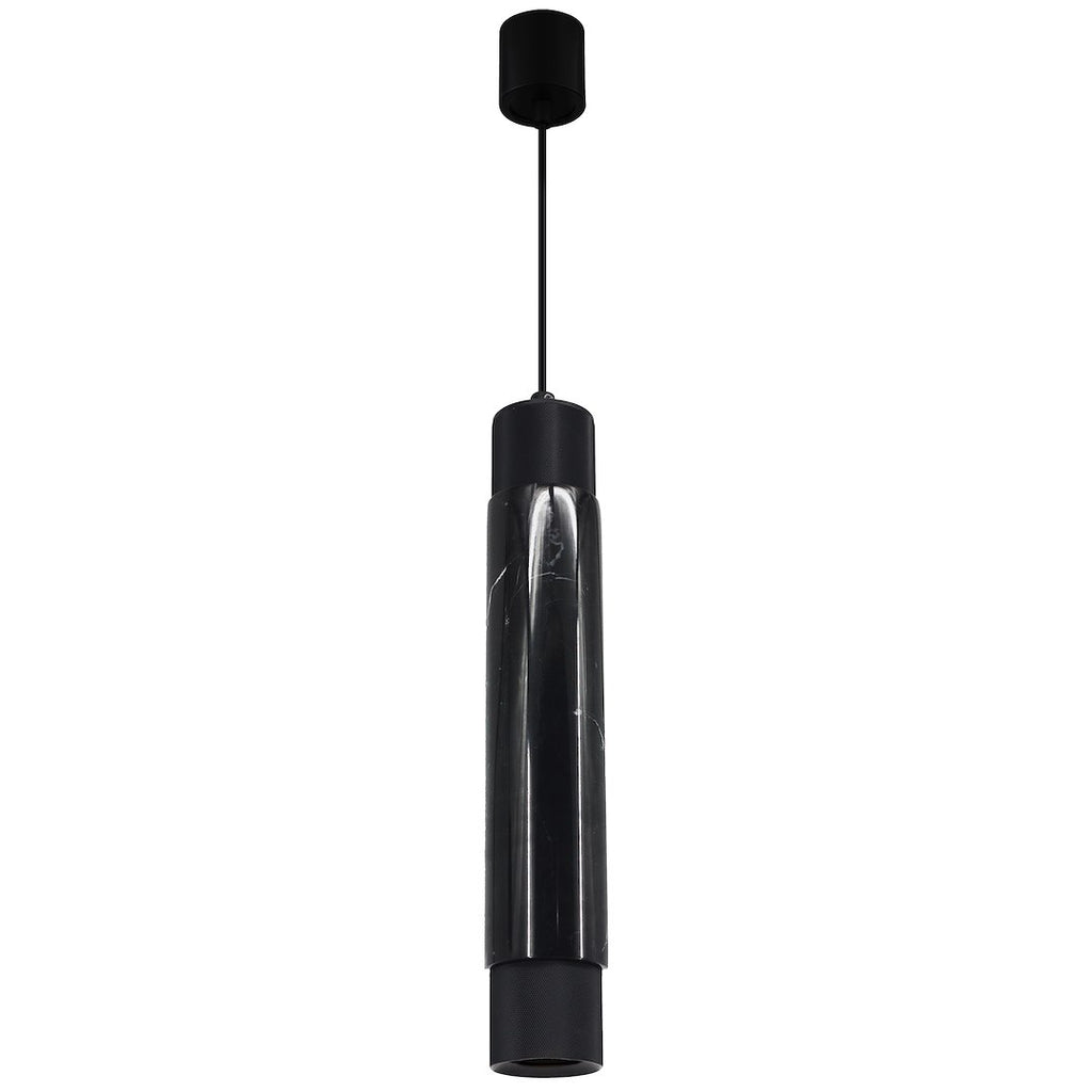 Pendelleuchte MARBLE Schwarz (1x GU10) - Milagro