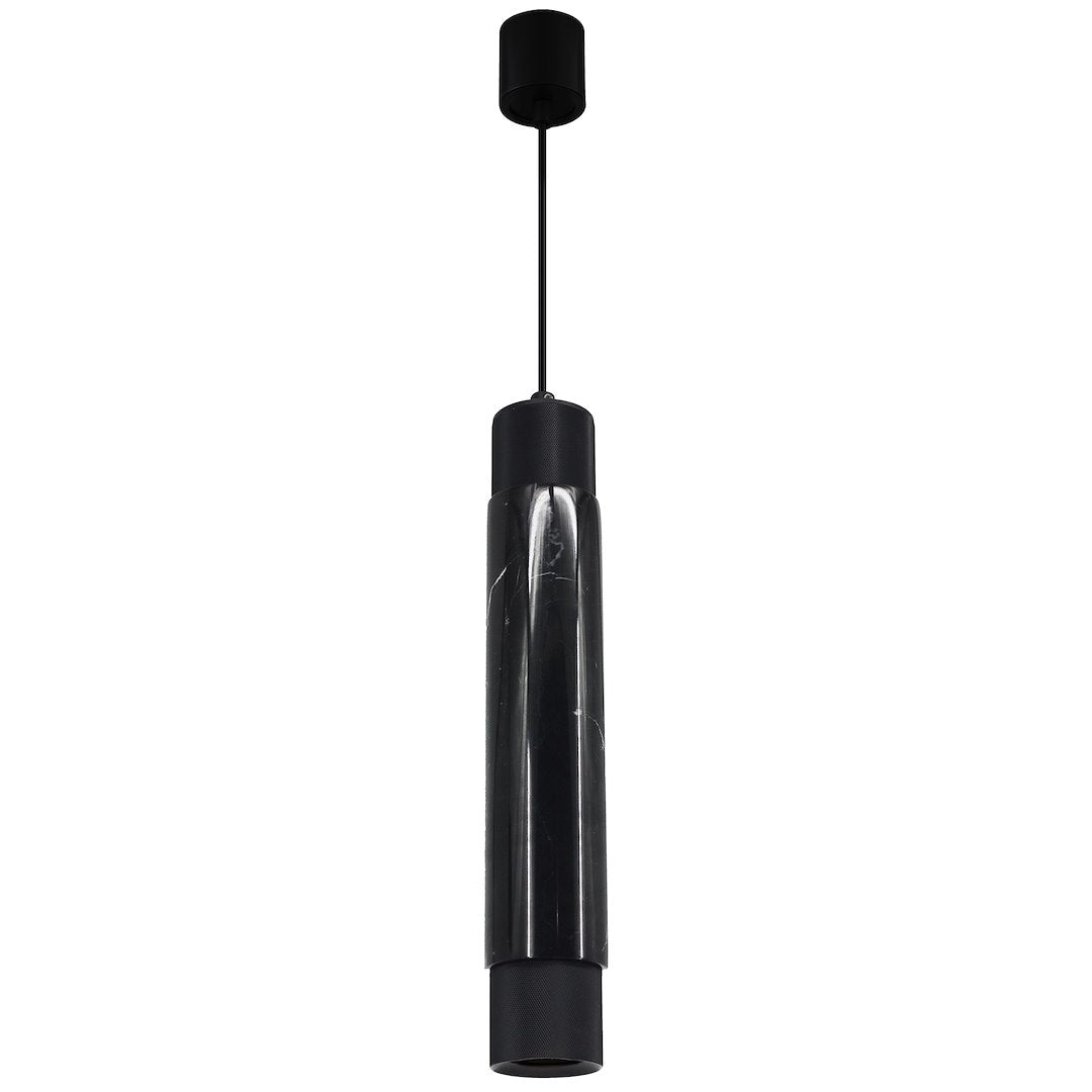 Pendelleuchte MARBLE Schwarz (1x GU10) - Milagro