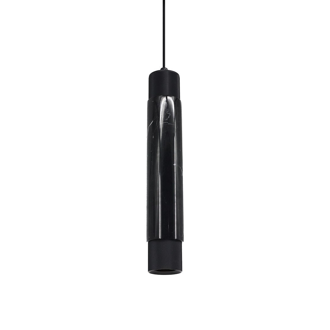 Pendelleuchte MARBLE Schwarz (1x GU10) - Milagro