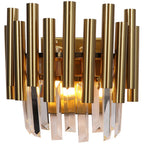 Wandleuchte MADISON Gold & Kristall (2x E14) - Milagro
