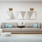Wandleuchte MADISON Gold & Kristall (2x E14) - Milagro