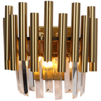 Wandleuchte MADISON Gold & Kristall (2x E14) - Milagro