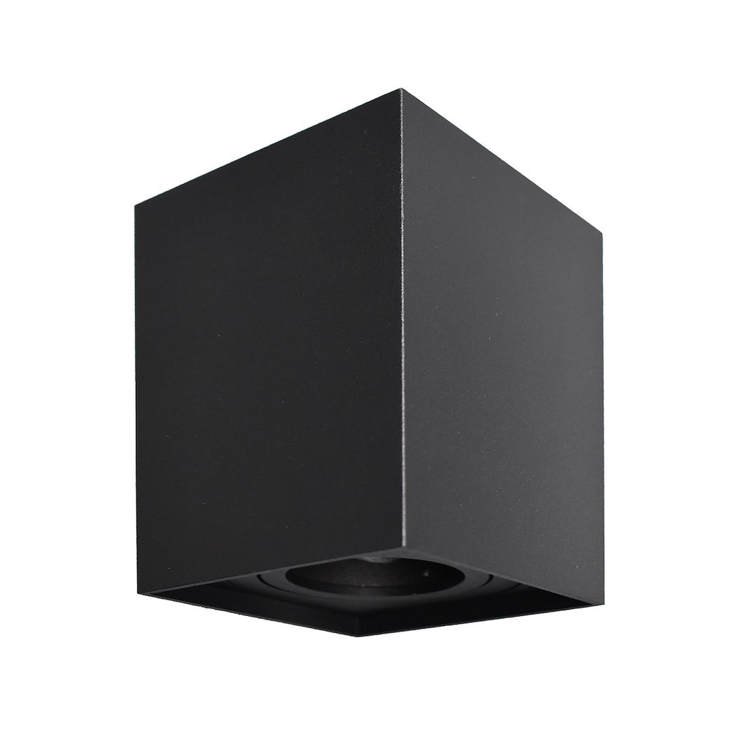 Decken Spot BIMA Eckig Schwarz (1x GU10) - Milagro