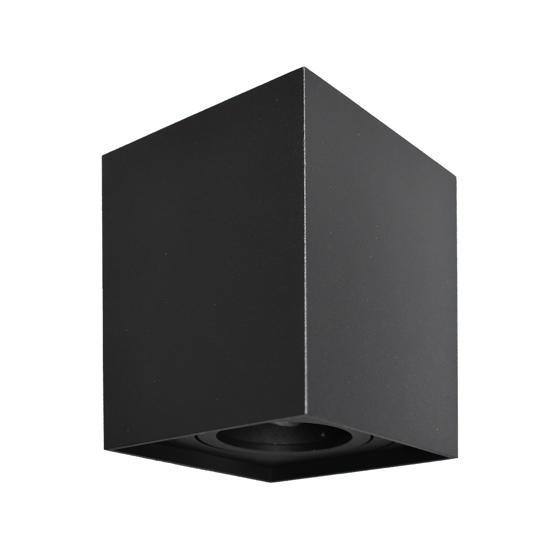 Decken Spot BIMA Eckig Schwarz (1x GU10) - Milagro
