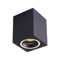 Design-Deckenspot BIMA RING SQUARE (1x GU10) Schwarz - Milagro