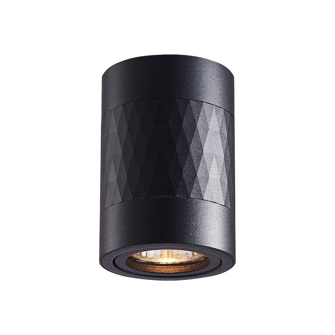 Design-Deckenspot BIMA ARTE ROUND (1x GU10) Schwarz - Milagro