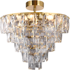 Deckenleuchte CHELSEA Gold (6x E14) - Milagro