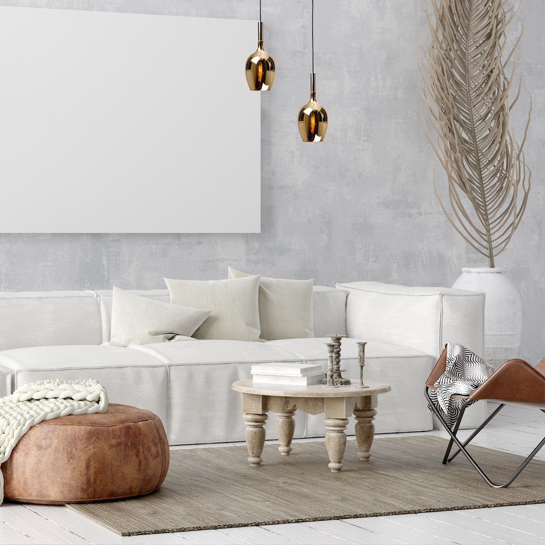 Pendelleuchte LUGANO Gold (1x E14) - Milagro
