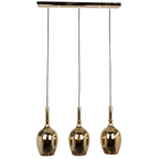 Pendelleuchte LUGANO Gold (3x E14) - Milagro