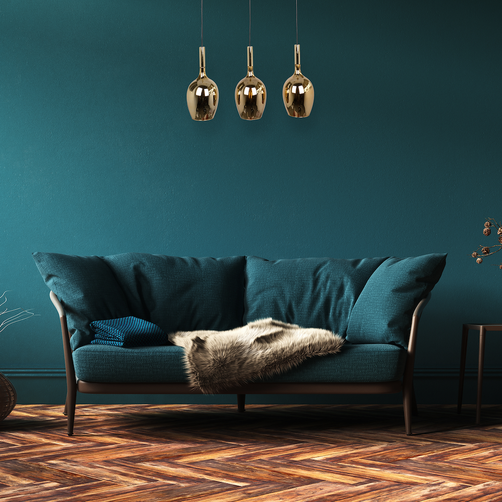 Pendelleuchte LUGANO Gold (3x E14) - Milagro
