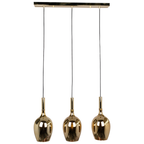 Pendelleuchte LUGANO Gold (3x E14) - Milagro