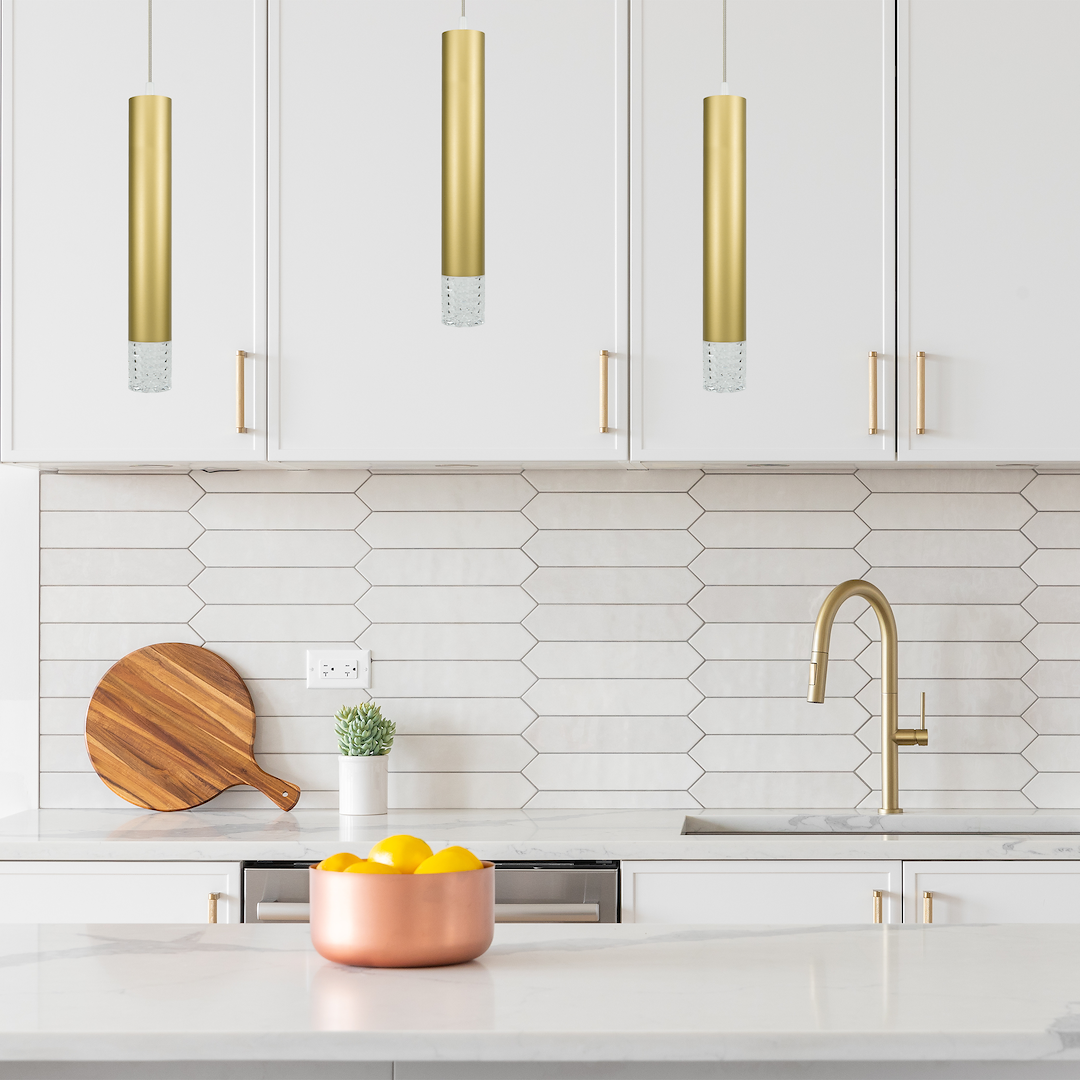 Pendelleuchte TUBI Gold (1x GU10) - Milagro