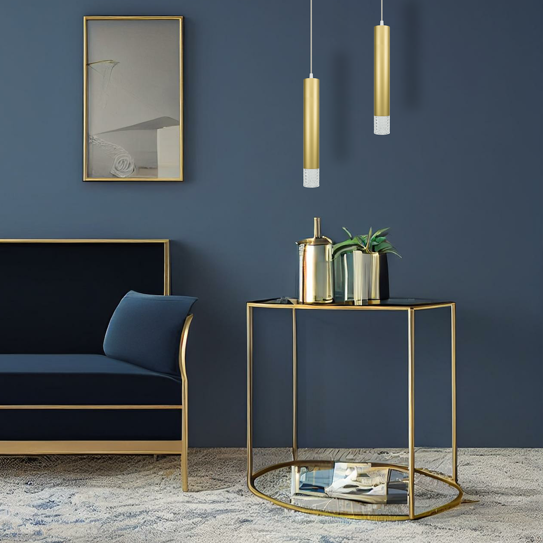 Pendelleuchte TUBI Gold (1x GU10) - Milagro