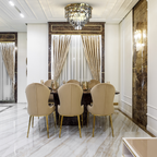 Deckenleuchte LUXURIA (9x E14) Gold & Kristall - Milagro