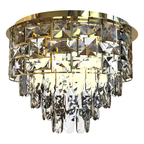 Deckenleuchte LUXURIA (9x E14) Gold & Kristall - Milagro