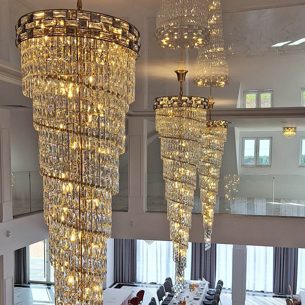 Pendelleuchte / Kronleuchter LUXURIA 300 cm (41x E14) - Milagro