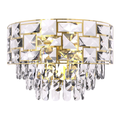 Wandleuchte LUXURIA Gold & Kristall (2x E14) - Milagro