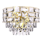 Wandleuchte LUXURIA Gold & Kristall (2x E14) - Milagro