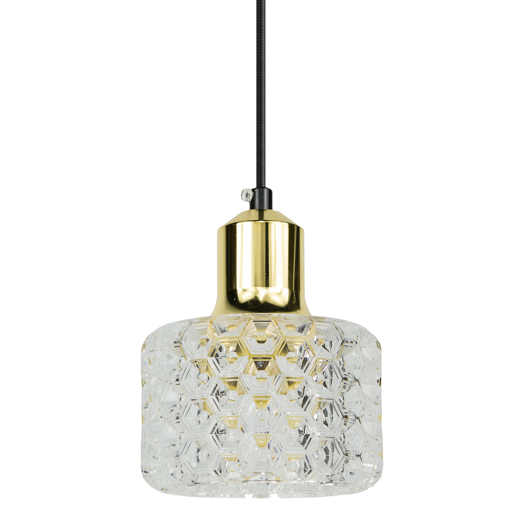 Pendelleuchte LUMI Gold, Acryl (1x G9) - Milagro