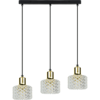 Pendelleuchte LUMI Gold, Acryl (3x G9) - Milagro