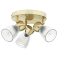 Deckenleuchte BEST Gold (3x E14) (round) - Milagro