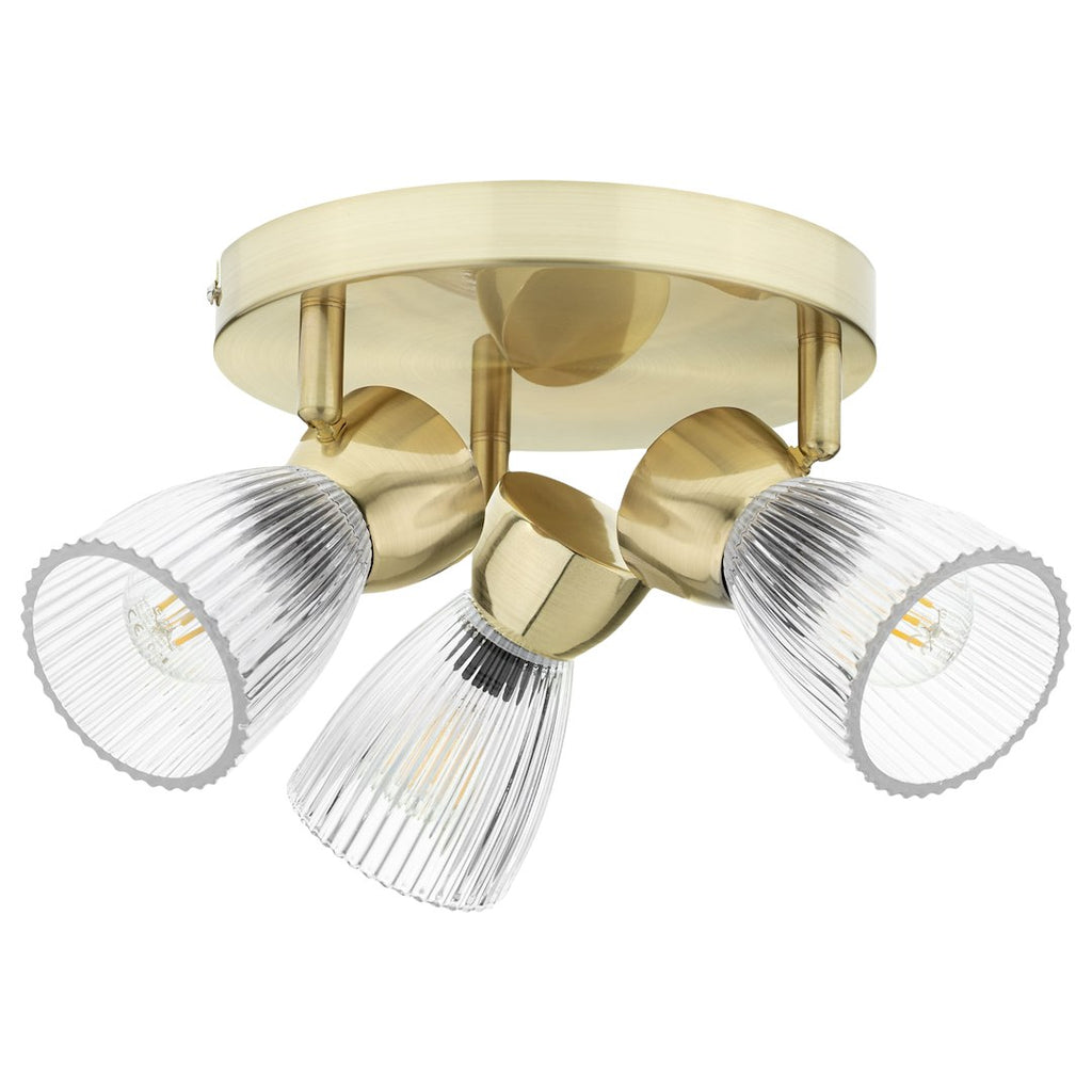 Deckenleuchte BEST Gold (3x E14) (round) - Milagro