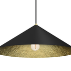 Pendelleuchte Fuji Ø70 cm Gold & Schwarz (1x E27) - Milagro