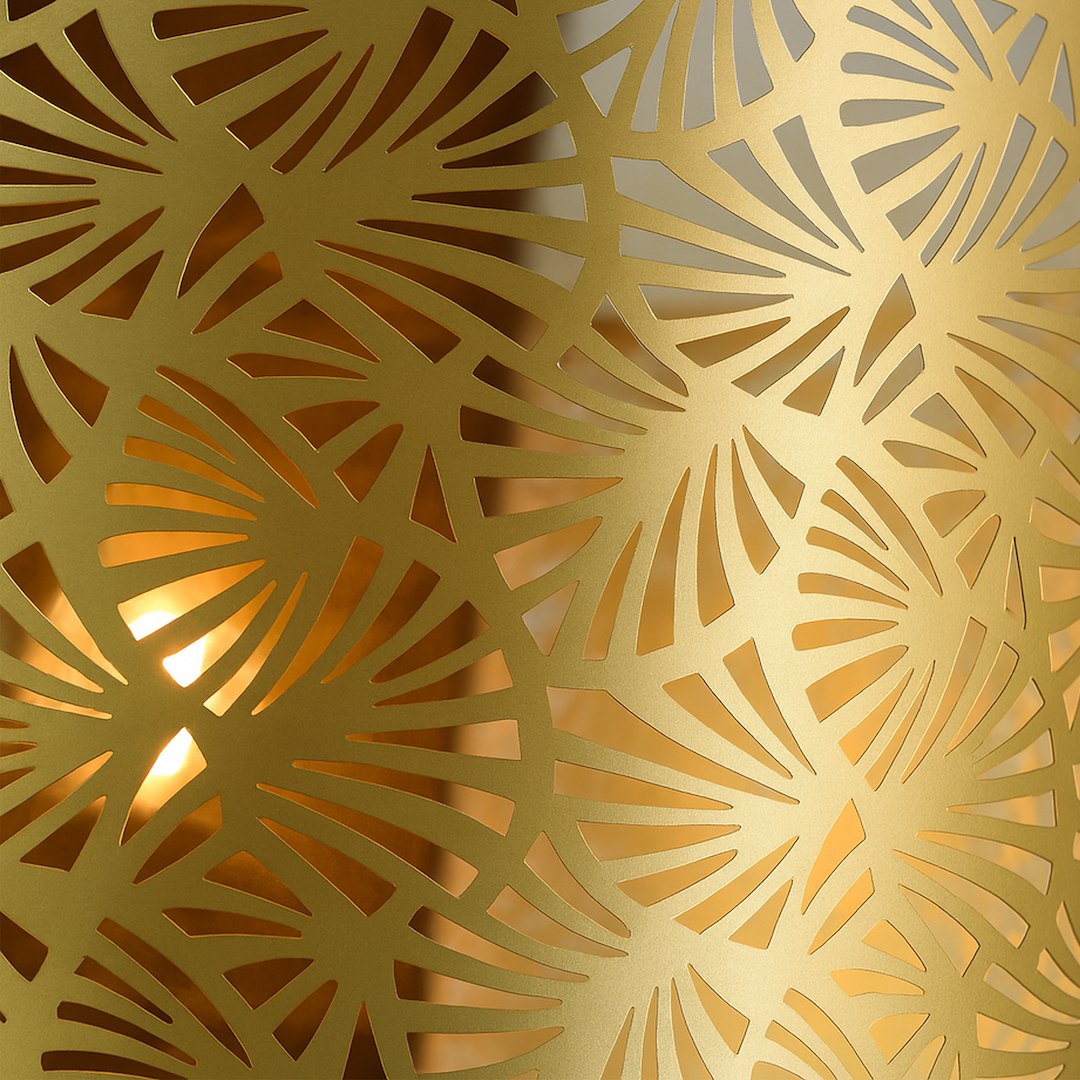 Pendelleuchte BLOSSOM Gold (1x E27) - Milagro