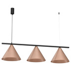 Pendelleuchte CAPITAL Kupfer Farben & Schwarz (3x GX53) - Milagro