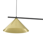 Pendelleuchte CAPITAL Gold & Schwarz (2x GX53) - Milagro