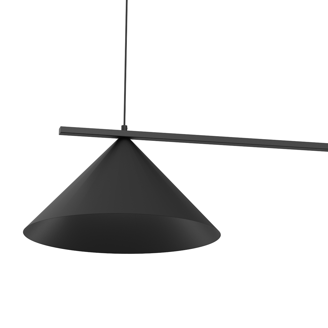 Pendelleuchte CAPITAL Schwarz (2x GX53) - Milagro