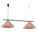 Pendelleuchte CAPITAL Kupfer Farben & Schwarz (2x GX53) - Milagro