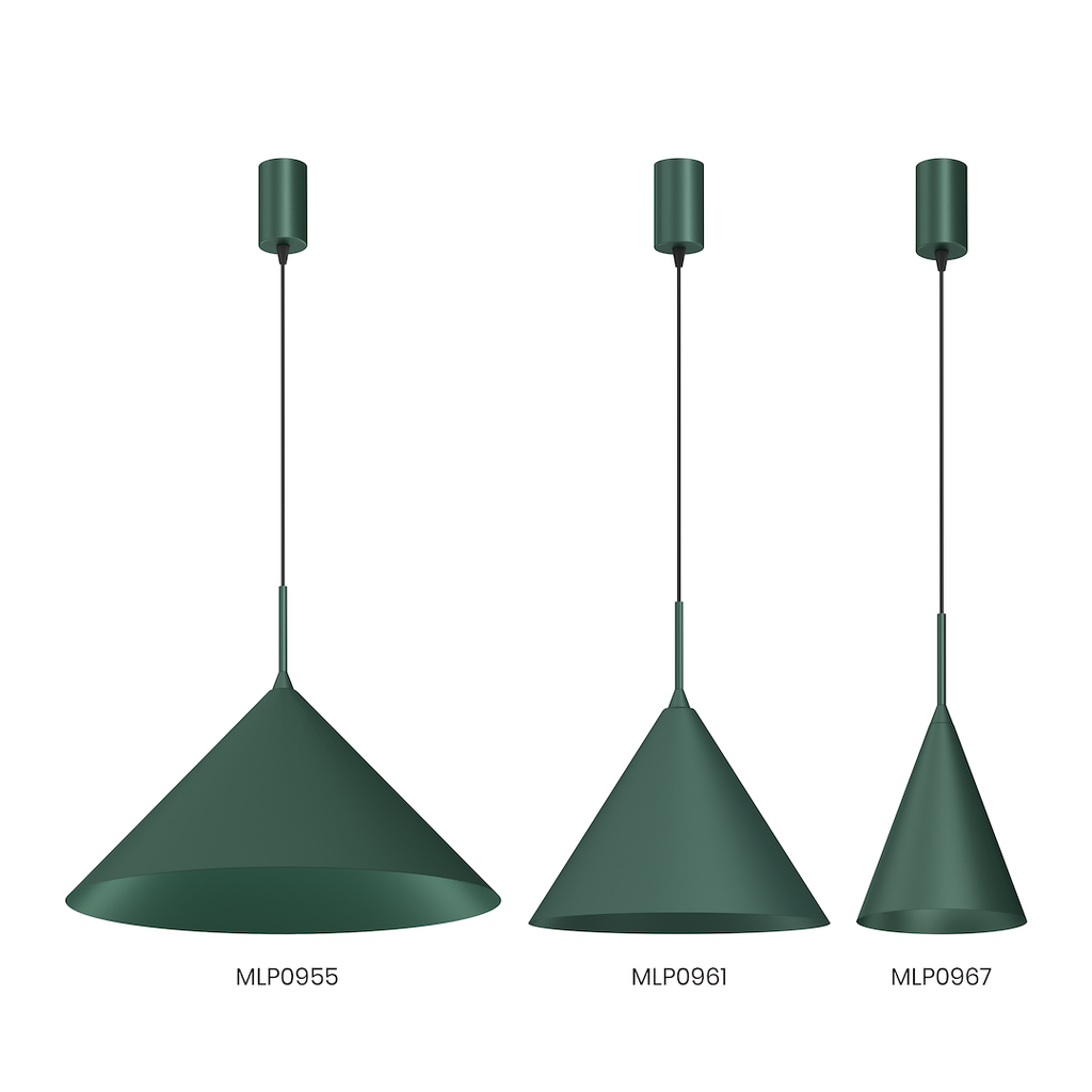 Pendelleuchte CAPITAL Grün Ø46 cm (1x GX53) - Milagro