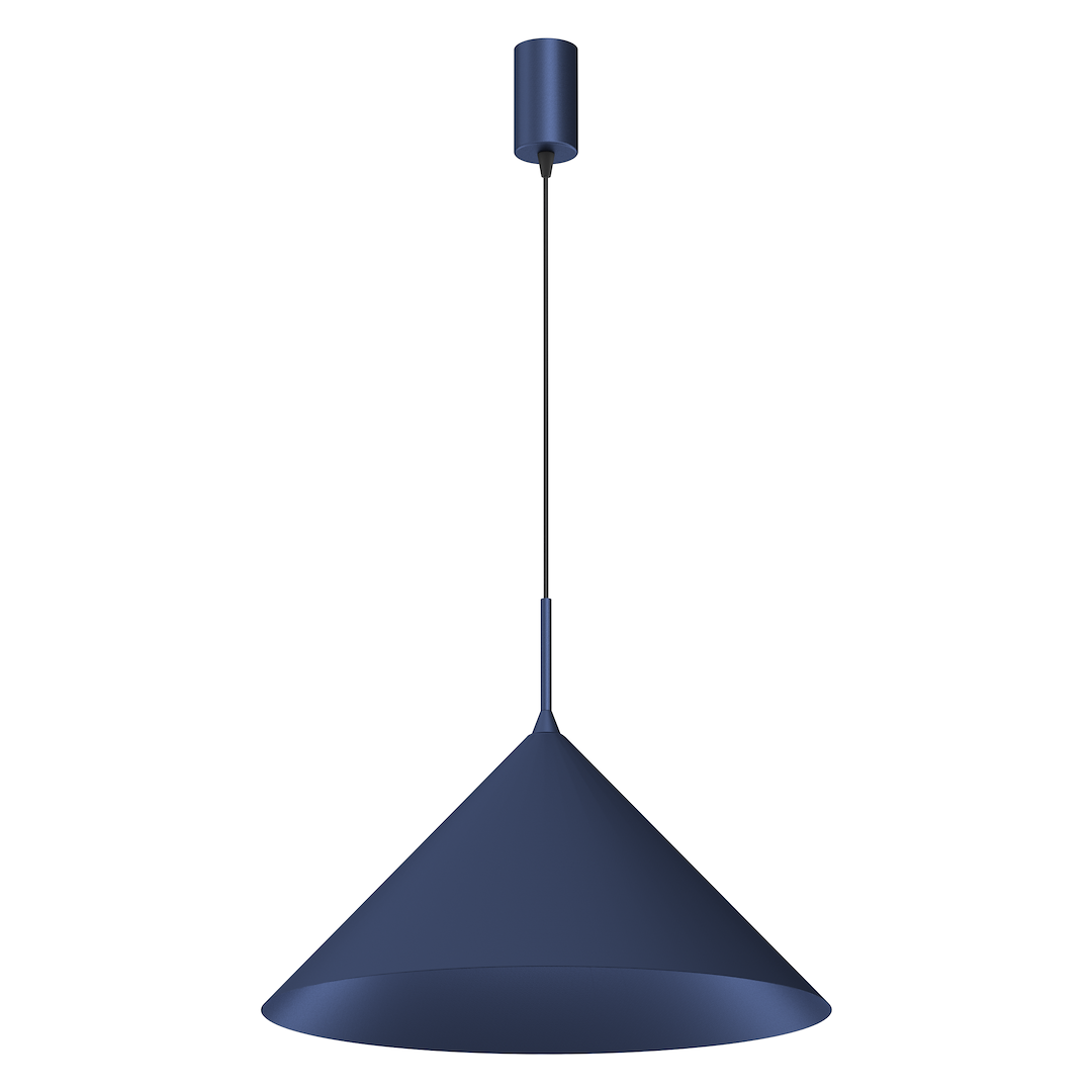 Pendelleuchte CAPITAL Navy Blau Ø46 cm (1x GX53) - Milagro