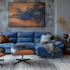 Pendelleuchte CAPITAL Navy Blau Ø46 cm (1x GX53) - Milagro