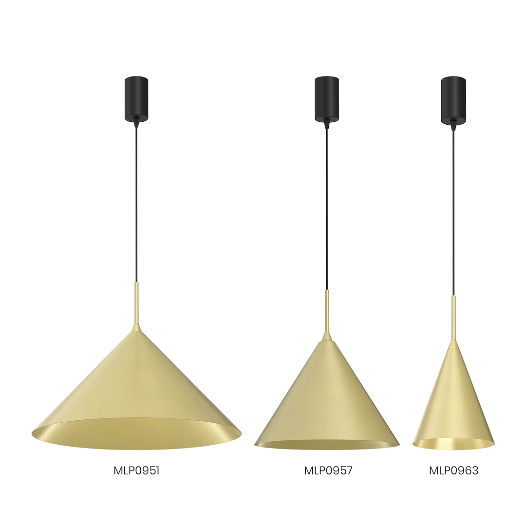 Pendelleuchte CAPITAL Gold Ø32 cm (1x GX53) - Milagro