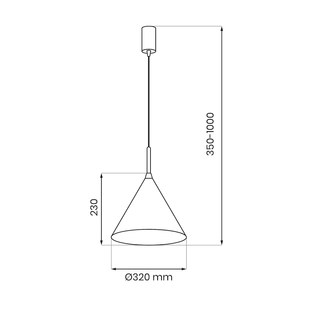 Pendelleuchte CAPITAL Gold Ø32 cm (1x GX53) - Milagro