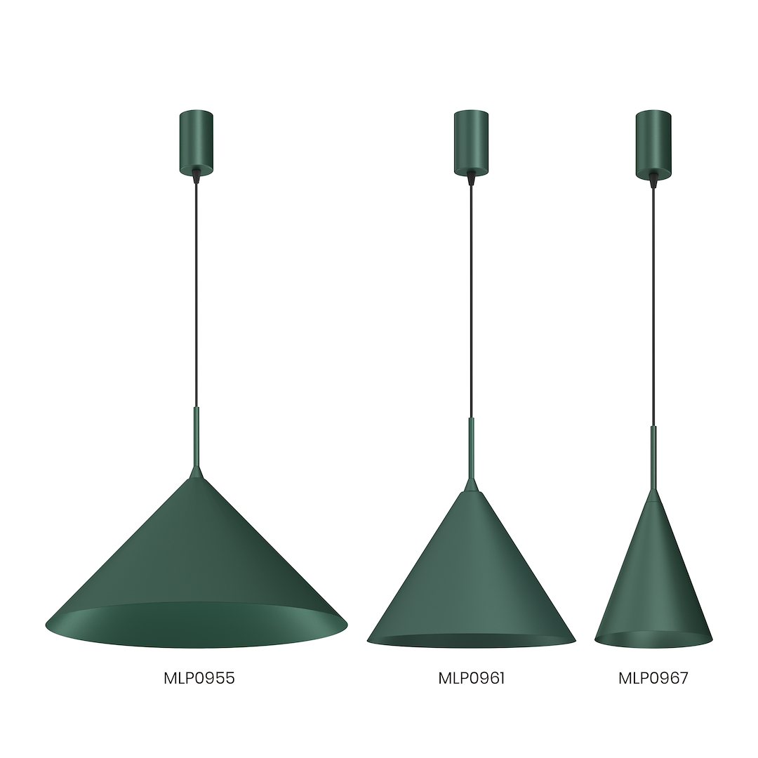 Pendelleuchte CAPITAL Grün Ø32 cm (1x GX53) - Milagro