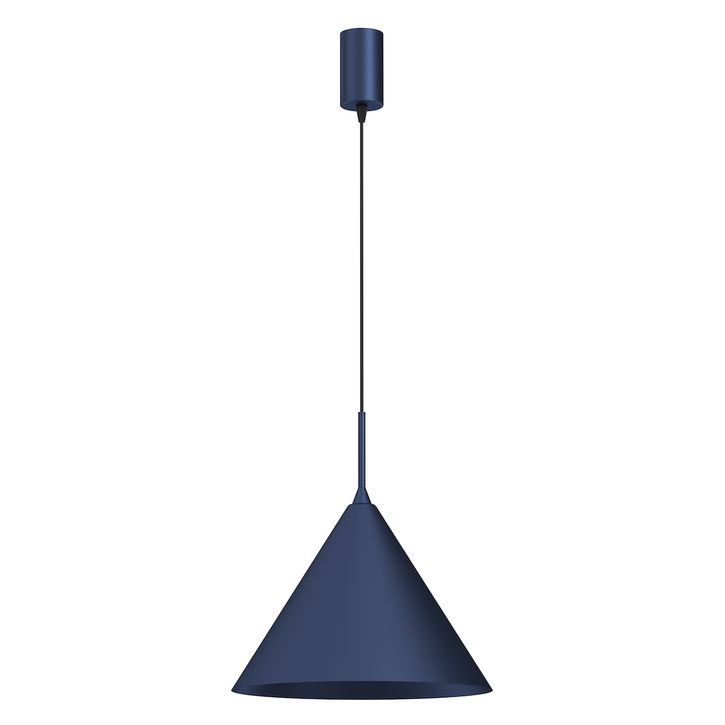 Pendelleuchte CAPITAL Navy Blau Ø32 cm (1x GX53) - Milagro