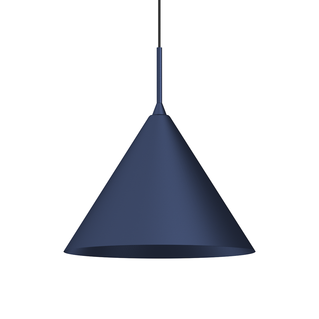Pendelleuchte CAPITAL Navy Blau Ø32 cm (1x GX53) - Milagro
