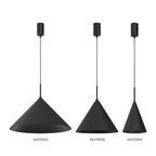 Pendelleuchte CAPITAL Schwarz Ø17 cm (1x GX53) - Milagro
