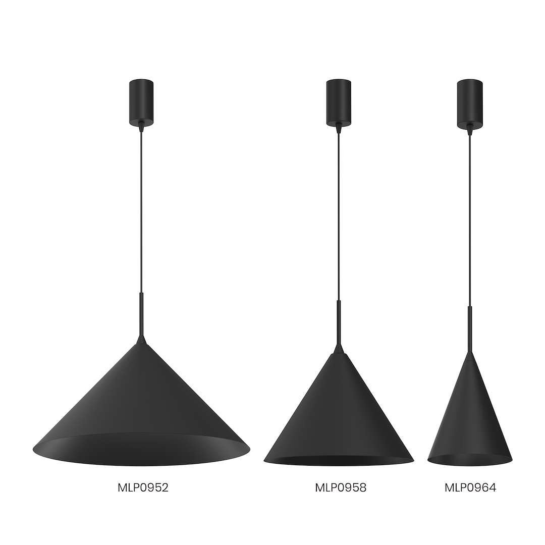 Pendelleuchte CAPITAL Schwarz Ø17 cm (1x GX53) - Milagro