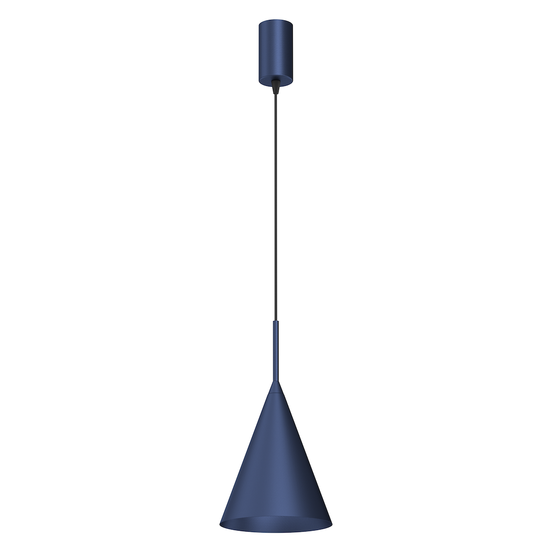 Pendelleuchte CAPITAL Navy Blau Ø17 cm (1x GX53) - Milagro