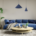 Pendelleuchte CAPITAL Navy Blau Ø17 cm (1x GX53) - Milagro